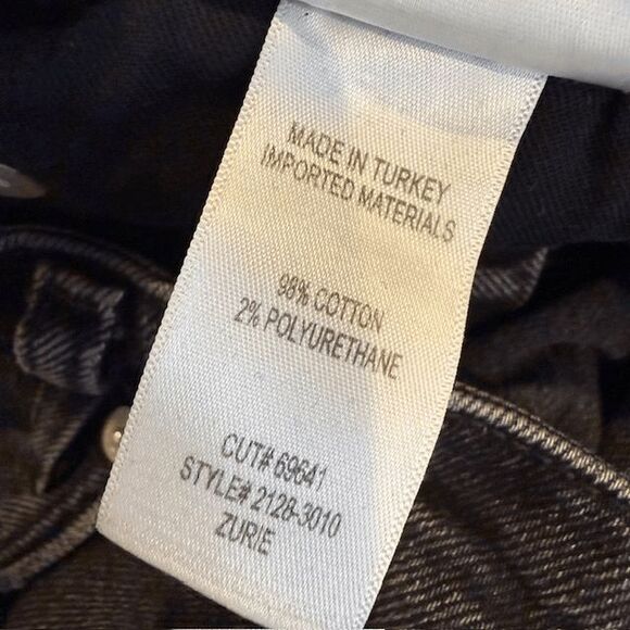 Citizens of Humanity Zurie Sculpted Straight Leg Jeans Stormy Black Wash Size 28 - Picture 9 of 14